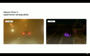 Waymo detection under bad light
